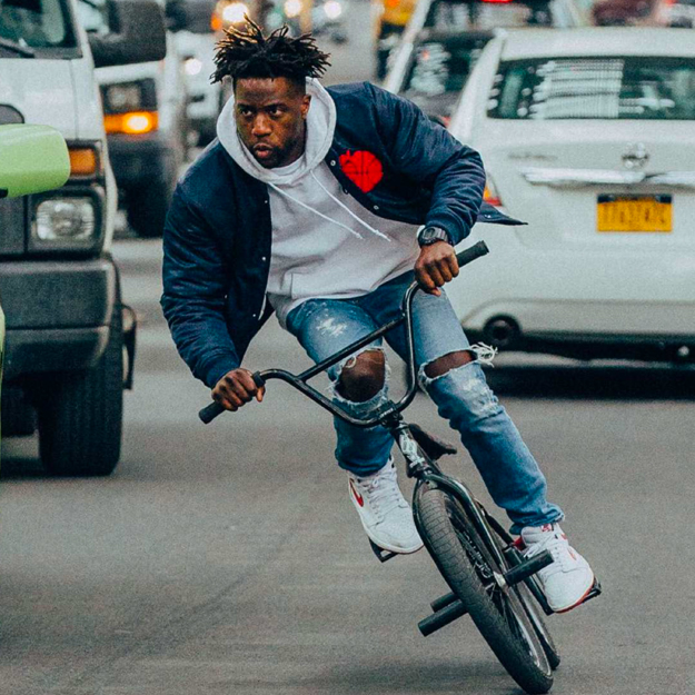 Nigel Sylvester's Ride Into Fashion Is No Stunt - The New York Times